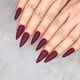 thumbnail image 5 of 1 par de uñas largas y puntiagudas en color burdeos, 5 of 6