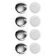 thumbnail image 4 of 100 piezas de placa trasera de hojalata, base de plástico para evitar el óxido, herramienta de insignia de bricolaje firme para regalos de cumpleaños de Navidad, 75 mm, 100 piezas, 4 of 5