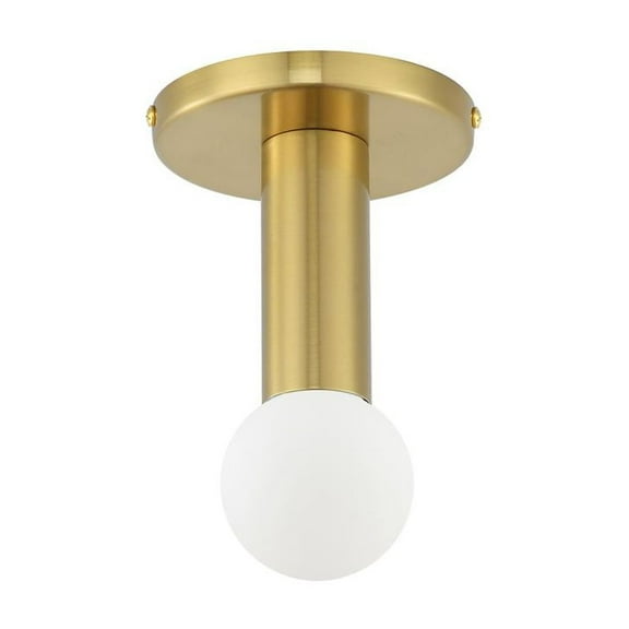 Dainolite 1LT Incandescent Flush Mount, AGB