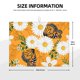 thumbnail image 2 of Fotbe White Floral and Butterflies Alfombrilla de Secado para Cocina con Estampado, 18x24 Pulgadas, 2 of 7