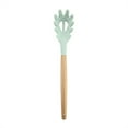thumbnail image 4 of Shop & Save,Wooden Spatula,Cooking Utensils,Non-stick,Silicone Spatula,Kitchenware,Chef's Tool,Baking,Cooking Gadgets,Easy Grip,Food Preparation Valentine’s Day Ready|Silica gel,Green, 4 of 8