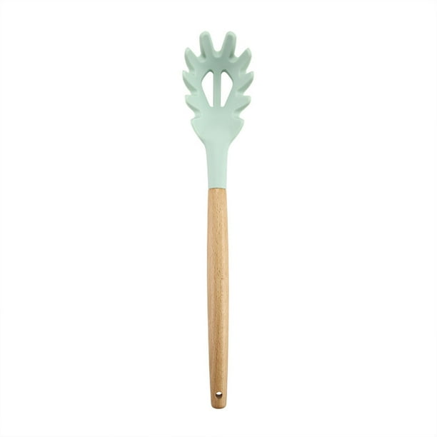 Xihbxyly Juego de Espátulas de Madera, Antiadherentes y Resistentes Al Calor, Núcleo de Acero Resistente, Mango Ergonómico, Utensilios de Cocina Esenciales, Perfectos para Mezclar, Remover y Hornear,