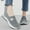 H-Grey, variant on Women's Summer Fashion Mesh Women Casual Dress Shoes for The office Breathable Casual Shoes Round Women's Casual Shoes Head Non Slip one Shoes for Women Casual Dress Foot Stirrup Casual Sneakers