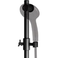 thumbnail image 3 of 28in. Adjustable Slide Bar with Integrated Soap Dish Matte Black, 3 of 6
