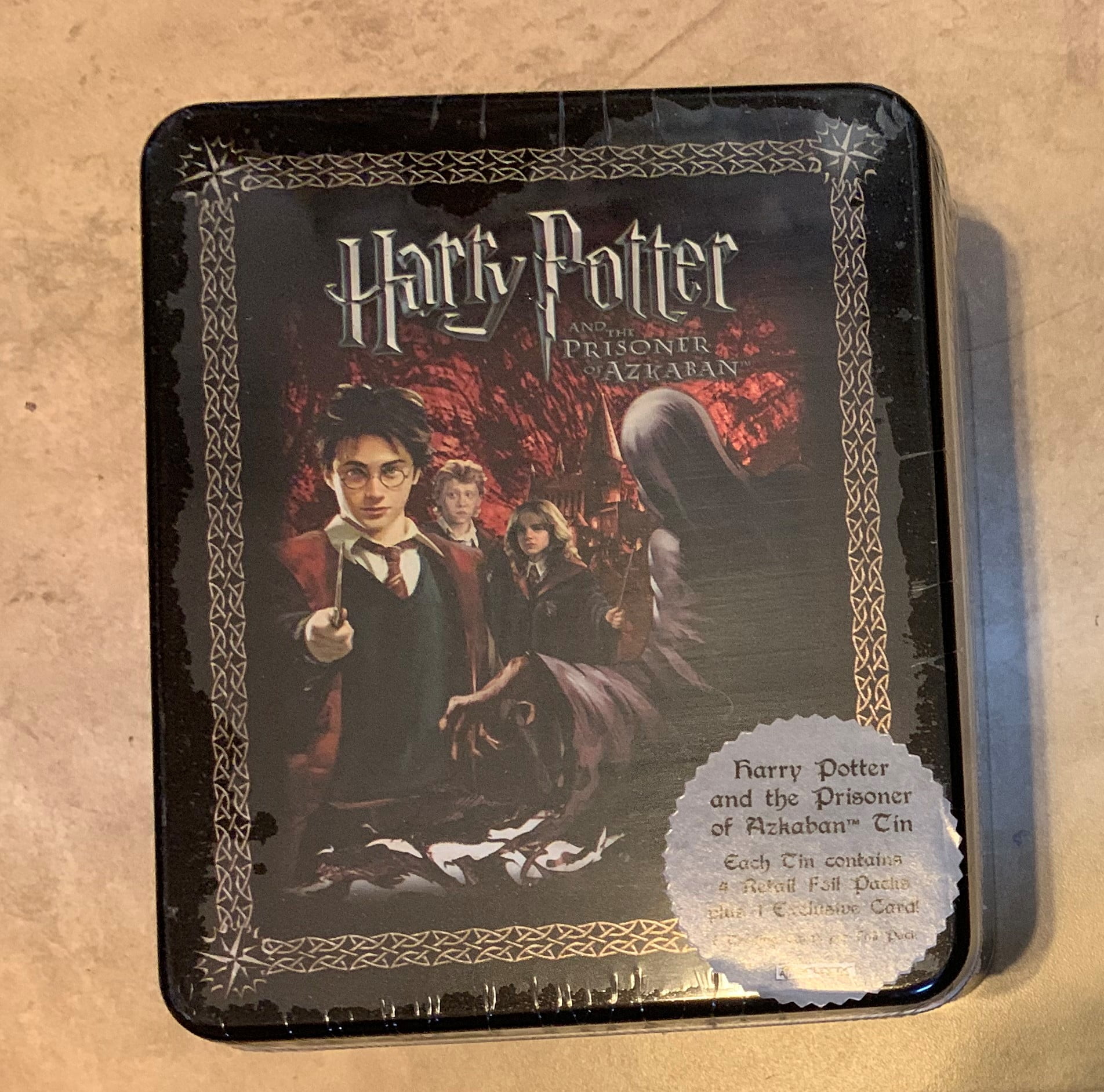 Harry Potter Prisoner Azkaban Sealed Tin Retail Foil Packs Exclusive Card Artbox 
