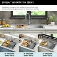 thumbnail image 3 of Delta 95A932-25S-SS Lorelai 25” Workstation Kitchen Sink Top Mount Drop-In 16 Gauge, 3 of 7
