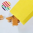 thumbnail image 3 of 24 Pieces Dot Paper Bags Party Gift Grocery Bag Lunch Flat Bottom Craft Paper Bags for Easter, Wedding, Christmas Favor Wrapped Treat Bags,13x8x24cmyellow, 3 of 4