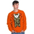 thumbnail image 4 of Camouflage Faux Three Piece Tuxedo Men's Big & Tall Crewneck Sweatshirt Brisco Brands 4X, 4 of 5