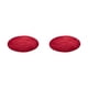 thumbnail image 4 of Cateissary Alfombra redonda gris y segura para dormitorio o sala de estar Alfombras de poliéster fáciles de limpiar Alfombras Vino rojo Vino rojo 2Conjunto, 4 of 6