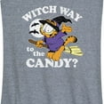 thumbnail image 3 of Garfield - Witch Way To The Candy - Women's Racerback Tank Top, 3 of 5