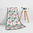 thumbnail image 5 of Bath Towels - Highly Absorbent Large Bath Towels, Soft Shower Towels for Bathroom, Lotus Flower Bath Towel Bath Sheets 27 x 55 Inches, 5 of 7