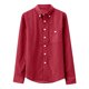 thumbnail image 1 of pstuiky camisas de manga larga para hombre, Camisa informal de manga larga con solapa y botones en color liso para hombre, estilo ejecutivo. camisetas de hombre l, 1 of 8