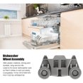 thumbnail image 2 of Dishwasher Lower Rack Roller Wheel,Dish rack Wheel for Kitchen Aid Dishwasher Rack Roller Replacement Part Number W10195416V PS11722152 AP5983730, 2 of 8