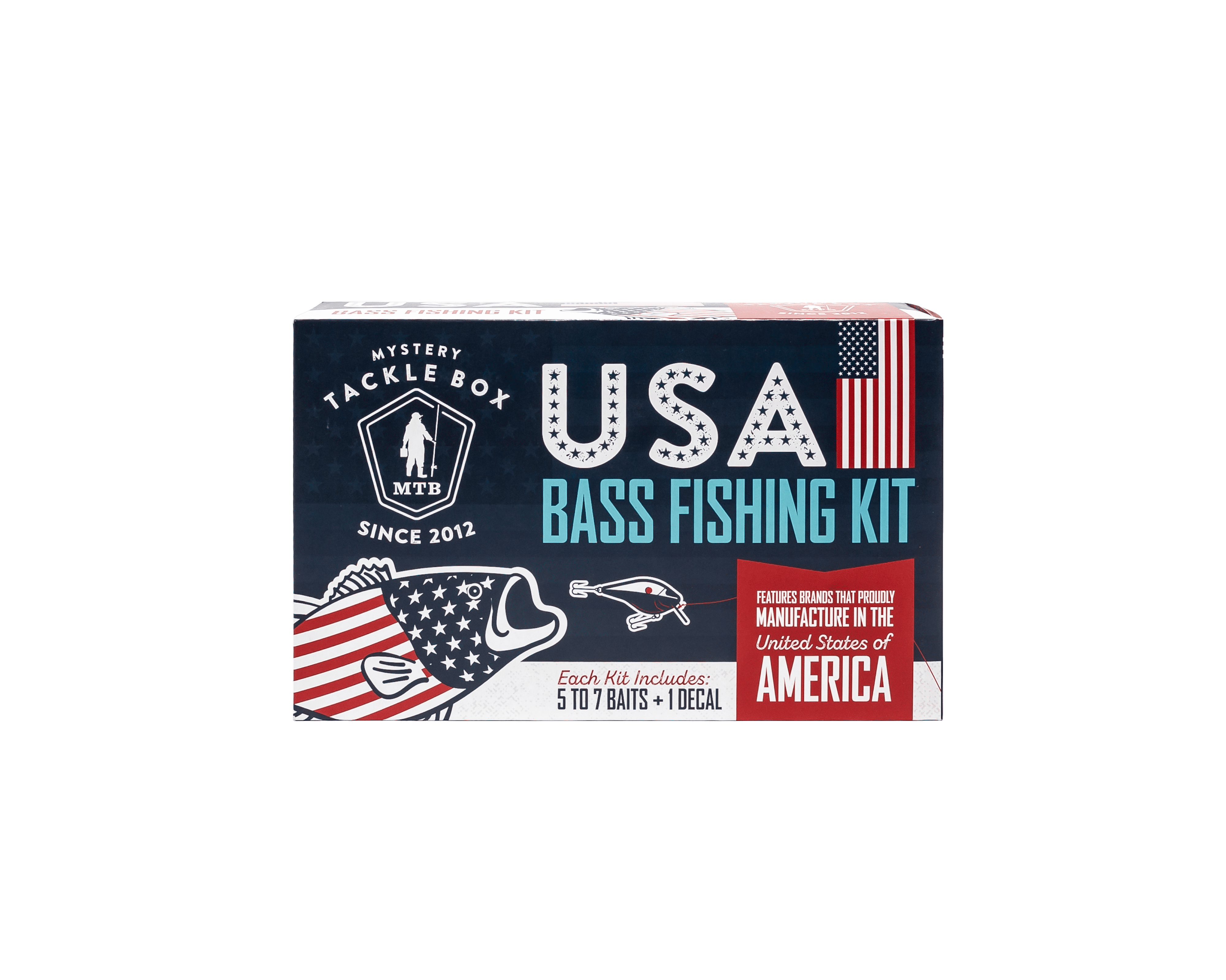 Mystery Tackle Box USA Bass Lure Kit