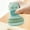 ?? Green_Base#1752, variant on Dishwasher Soap Dispensing Brush | Ergonomic Palm Handle, Replaceable Sponge Head, Plastic Kitchen Scrubber for Sink, Pots, Pans | White Green 11x8.5cm Economical Multi-Surface Cleaning