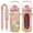 Lemon-1, variant on Best Mom Ever 64 Oz Water Bottle with Sleeve - BPA Free Leakproof Sport Large Plastic Water Bottle with Straw & Time Marker & Insulated Neoprene Holder Carrier Bag Great Gift for Women Men