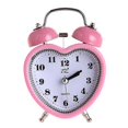 thumbnail image 1 of Alarm Clock for Students and Seniors with Dual Clock, 3 Inch, High Volume, Quiet Analog Quartz Night Light, Battery Operated, for Heavy Sleepers, Pink, 1 of 5