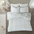 thumbnail image 6 of Home Essence Lian 3 Piece Cotton Printed Reversible Duvet Cover Set, King/Cal King, Blue, 6 of 13