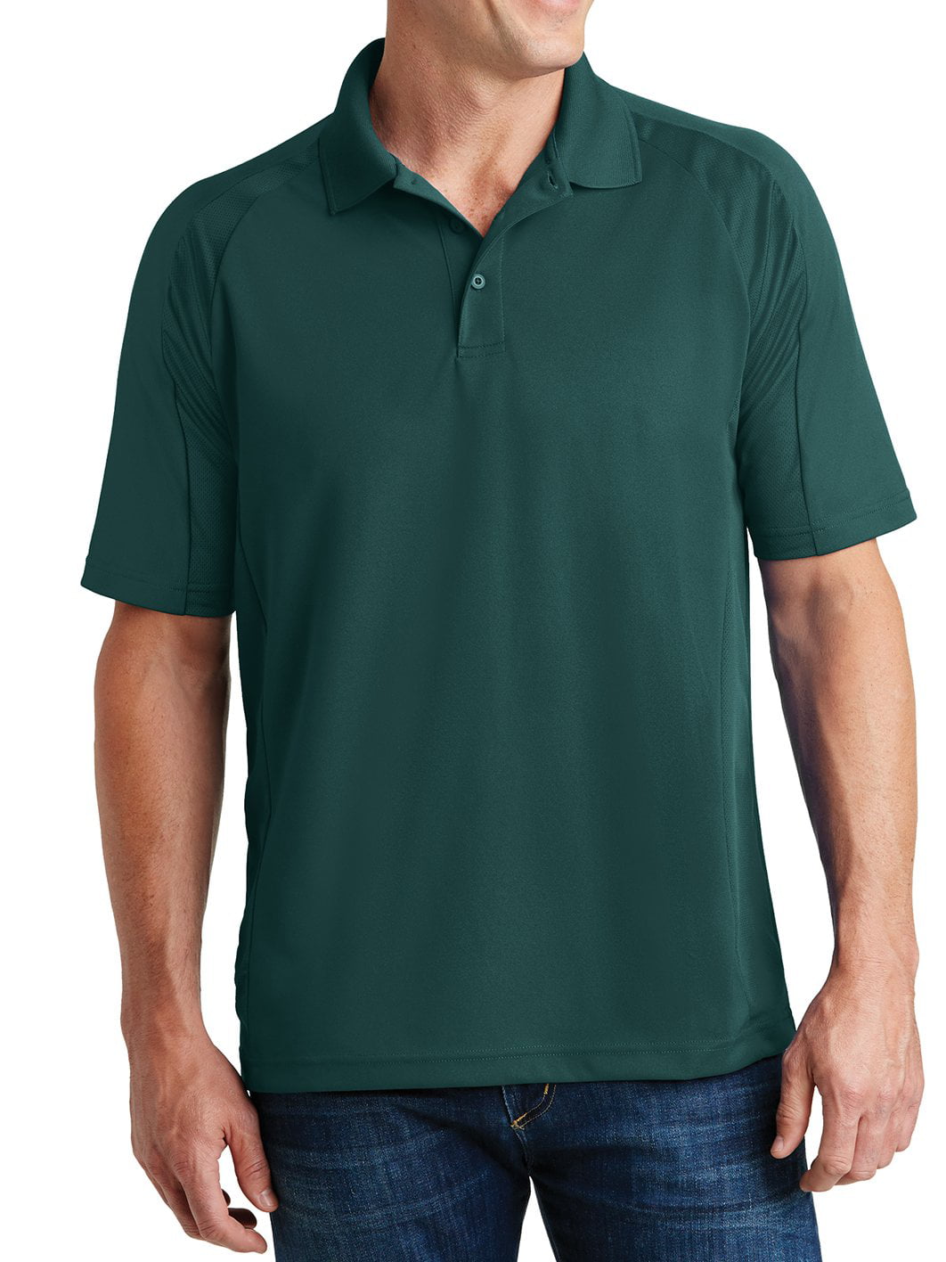 polo shirt dark green