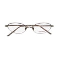 thumbnail image 2 of NEW VERA WANG V06 WOMENS/LADIES CAT EYE HALF-RIM SILVER OPTICAL CAT EYE MADE IN JAPAN FRAME DEMO LENSES 48-18-130 EYEGLASSES/EYEGLASS FRAME, 2 of 9