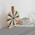 thumbnail image 2 of Pour 2024 Roue de Prix en Bois, 24 Emplacements, Roue de Fortune, Roue Tournante avec Support, 2 of 3