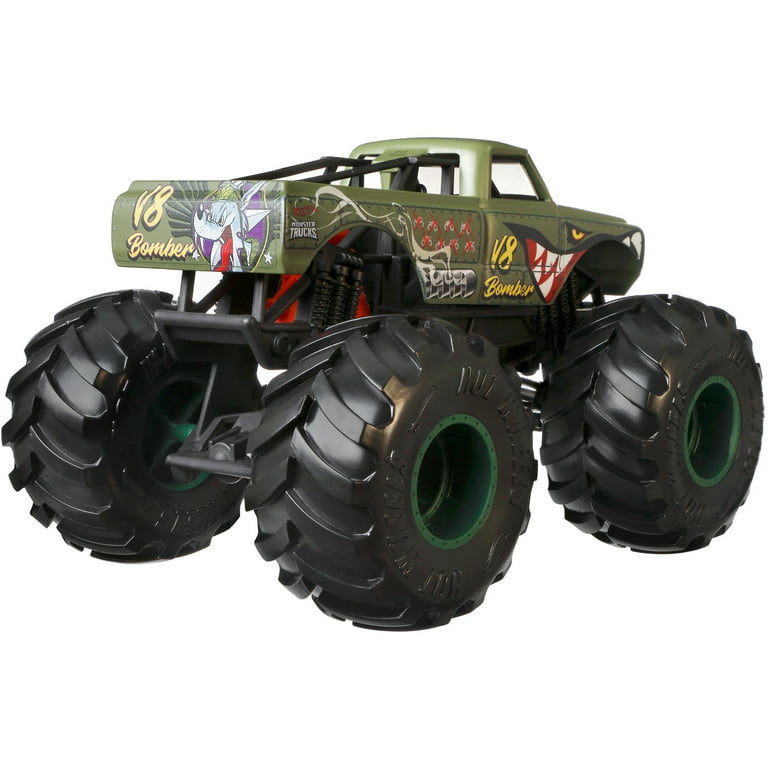 Hot Wheels Monster Trucks 1:24 Scale V8 Bomber Play Vehicle