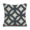 thumbnail image 4 of Black White Outdoor Waterproof Pillow Covers, 18x18 Inch Modern Geometric Pattern Throw Pillows Cover Decorative Boho Pillow Covers for Patio Garden Porch, 4 of 4