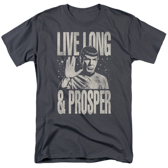 Star Trek Men's Prosper T-shirt Large Charcoal