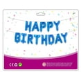 thumbnail image 3 of 16 Inch Blue Happy Birthday Balloons Banner Foil Letters Balloons for Birthday Decorations Party Supplies, 3 of 4