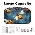 thumbnail image 3 of Honeybee USB Organizer | Hard Drive Cases | Charge Cord Organizer | Travel Cord Organizer Case - Oxford Cloth Waterproof Digital Storage Bag 5.9x9.44x3.14 in, 3 of 6