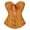 Gold, variant on Plus Size Shapewear Fashion Women's Plus Size Boned Corsets Shapewear Outfit Solid Sexy Underwear Shapewear Shapewear Strapless on Clearance