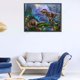 thumbnail image 4 of Kit de pintura de diamante 5D mosaico de diamante redondo completo de dinosaurio Hugtrwg Para estrenar, 4 of 9