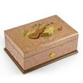 thumbnail image 1 of Luxurious 50 Note Swiss Pale Purple (Muave) Music Theme Inlay Grand Music Box - 18th Variation, 1 of 2