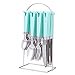 thumbnail image 3 of Cutiset Ensemble de Couverts en Acier Inoxydable 25 Pcs avec Caddie Suspendu (Vert, 25 Pcs), 3 of 4