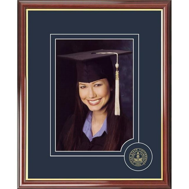 Campus Images UT997CSPF 5 x 7 in. Utah State University Graduate Portrait Frame - Mahogany Satin