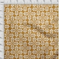 thumbnail image 4 of oneOone Silk Tabby Gamboge Yellow Fabric Asian Ornamental Diy Clothing Quilting Fabric Print Fabric By Yard 42 Inch Wide, 4 of 5