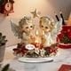 thumbnail image 1 of Decoración para el hogar, decoración de habitaciones, decoración de paredes: Celebrando las fiestas soplando velas. Figura decorativa de acrílico 2D de un ángel soplando una vela., 1 of 4