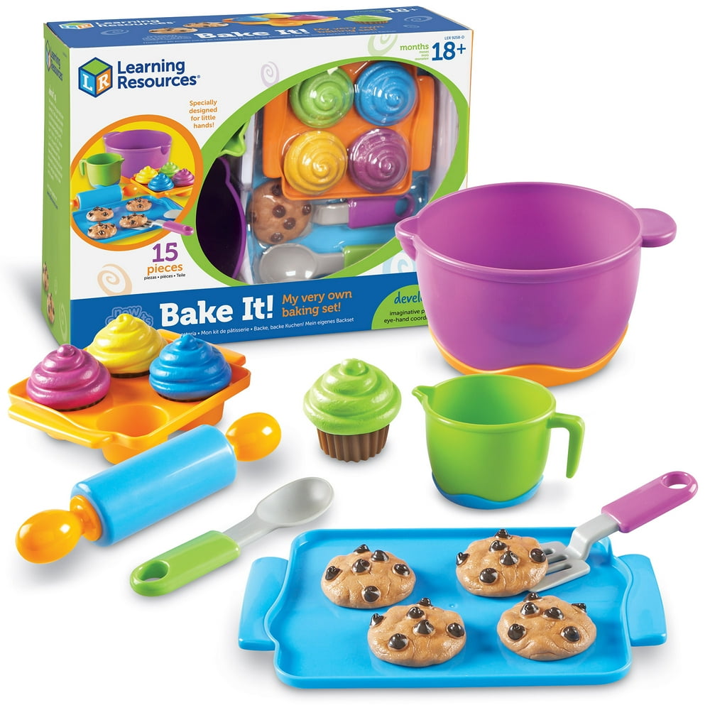 Learning Resources New Sprouts Bake It!, Play Food, Ages 18 mos+