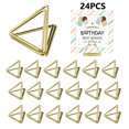 thumbnail image 4 of Yucurem Place Card Holder 24 Pack Picture Display Table Number Stands (A), 4 of 8