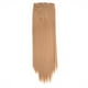 thumbnail image 3 of Extensiones de cabello largo con clip de moda, peluca completamente recta, 3 of 4