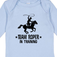 thumbnail image 4 of Inktastic Team Roper in Training Cowboy Boys or Girls Long Sleeve Baby Bodysuit, 4 of 5