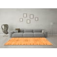 thumbnail image 3 of Ahgly Company Indoor Rectangle Abstract Orange Modern Area Rugs, 8' x 10', 3 of 4