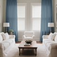thumbnail image 3 of Elegant Velvet Curtains, Light Filtering & Noise Reducing Thermal Drapes, Heavy Duty Rod Pocket Window Panels for Home Theater & Bedroom, 2 Panels, 3 of 5