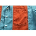 thumbnail image 3 of Vintage Style Contrast Color men Bowling Shirts, 3 of 4