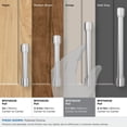 thumbnail image 4 of Amerock Faircrest 5-1/16 inch (128mm) Center-to-Center Polished Chrome Cabinet Pull, 4 of 7