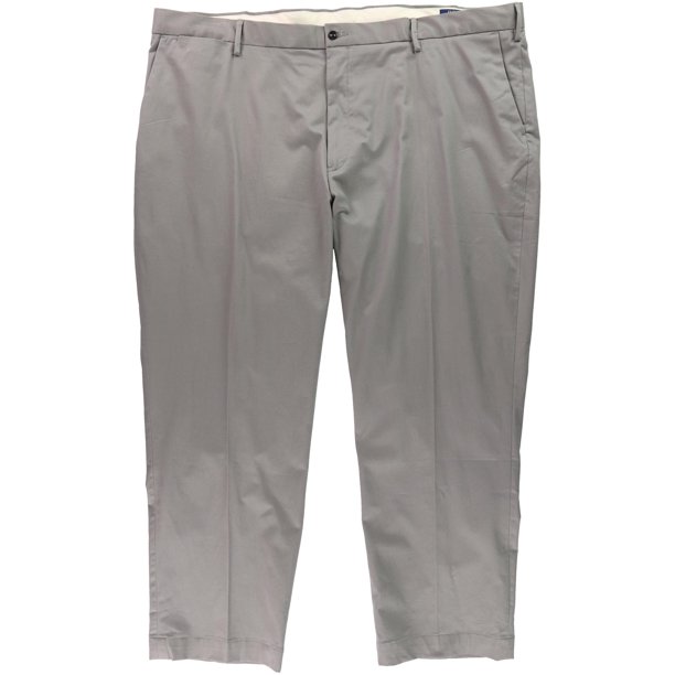 Ralph Lauren Pantalones casuales clásicos para hombre, gris, 46 BigW x 32L