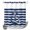 Blue, variant on No Hook Shower Curtain, Navy Blue Anchor Nautical Shower Curtains for Bathroom with See Through Top Window, Navy Blue Striped Farmhouse Waterproof & Washable Bath Curtain Extra Long 72"x84"