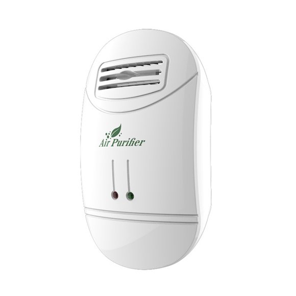 JilgTeok 5 Packs Mini Air Purifier Freshener Odor Eliminator for Home, Car, Pet, Kitchen, Bathroom, Smoke Portable Plug-in Carbon Filter Cleaner for Small Spaces