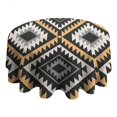 thumbnail image 4 of Round Waterproof Tablecloth 60×60 Inch, Diamond Pattern Reusable Indoor/Outdoor Durable Table Cover for Party Kitchen Dinner Room Decor, 4 of 6