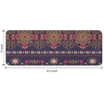 thumbnail image 7 of Purple Boho Tribal Floral and Mandalas Pattern Kitchen Rug Mat,Kitchen Runner Rugs Non Skid Washable,Decorative Kitchen Floor Mats for Kitchen,Sink,Laundry,17"x47.2", 7 of 7